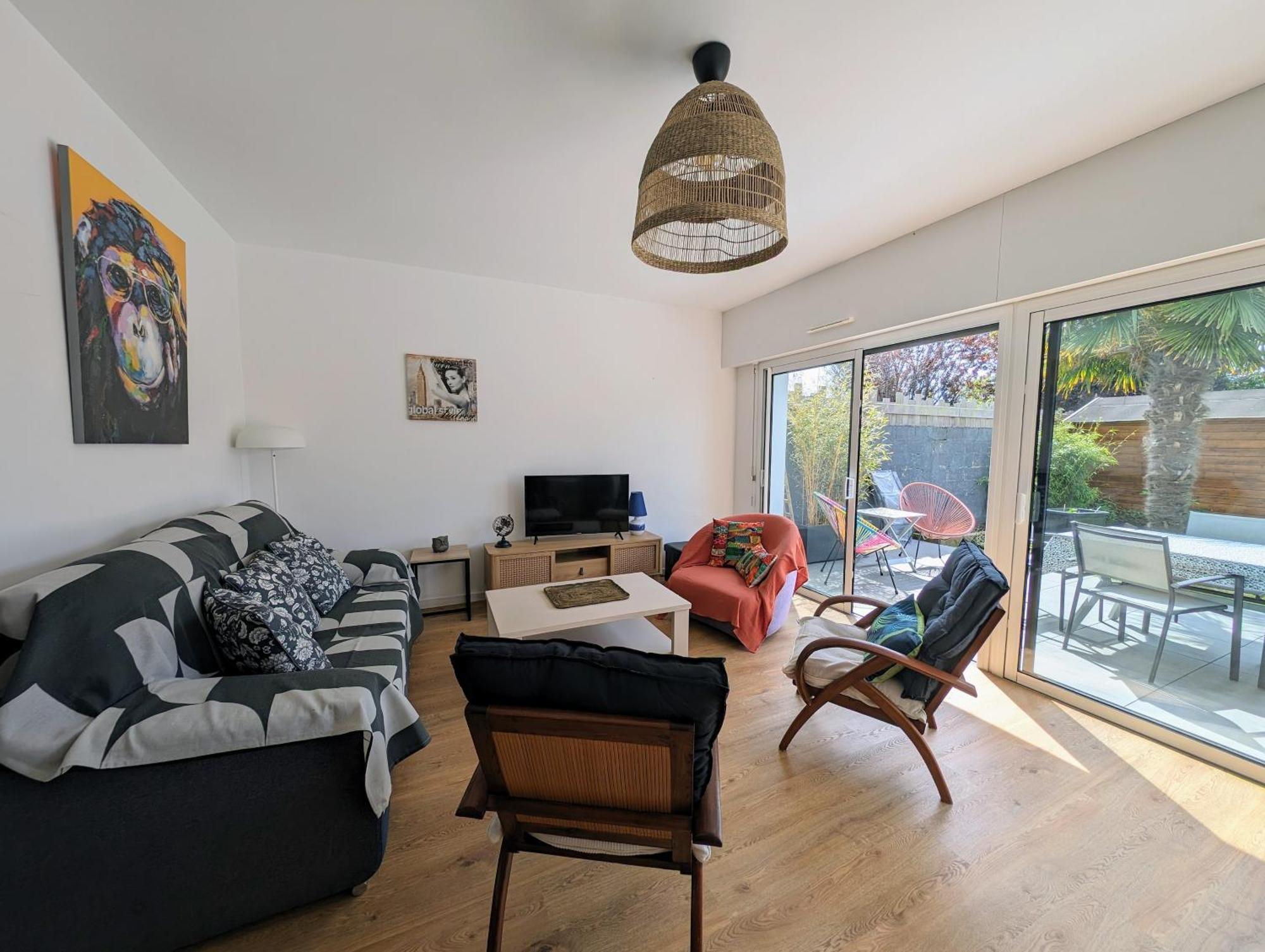 Maison Spacieuse Avec Jardin Proche Plage & Centre Pornic Eksteriør bilde
